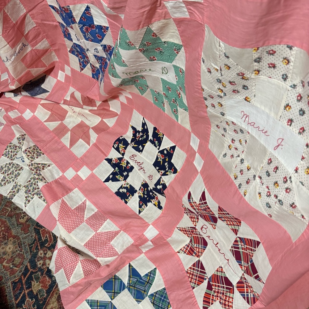 1940s Patchwork Star Quilt Guild Piece‎ - Picture 10 of 12